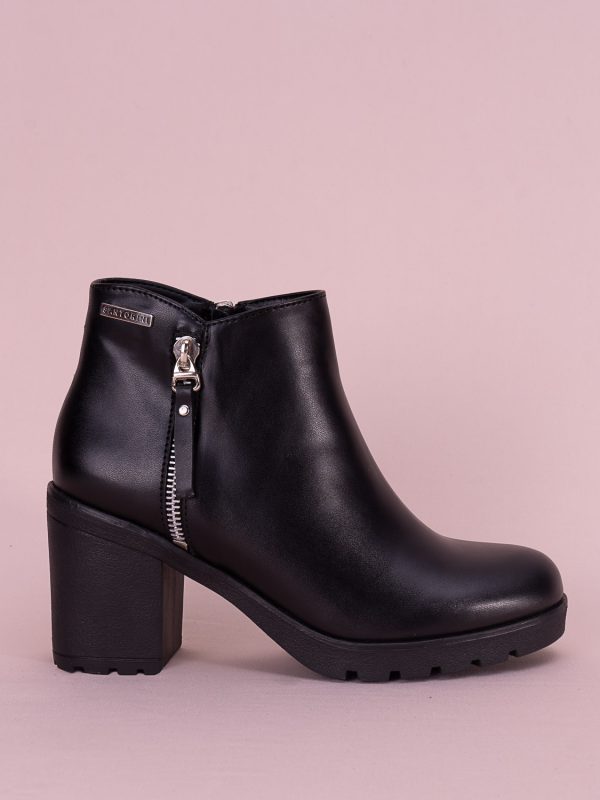 BOTINES PARA MUJER GOTA NEGRO