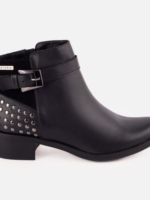 BOTINES PARA MUJER JAVA NEGRO PRODUCUERO