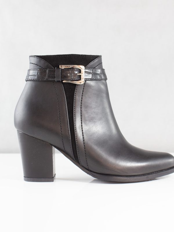 BOTINES PARA MUJER MARTINA PRODUCUERO NEGRO