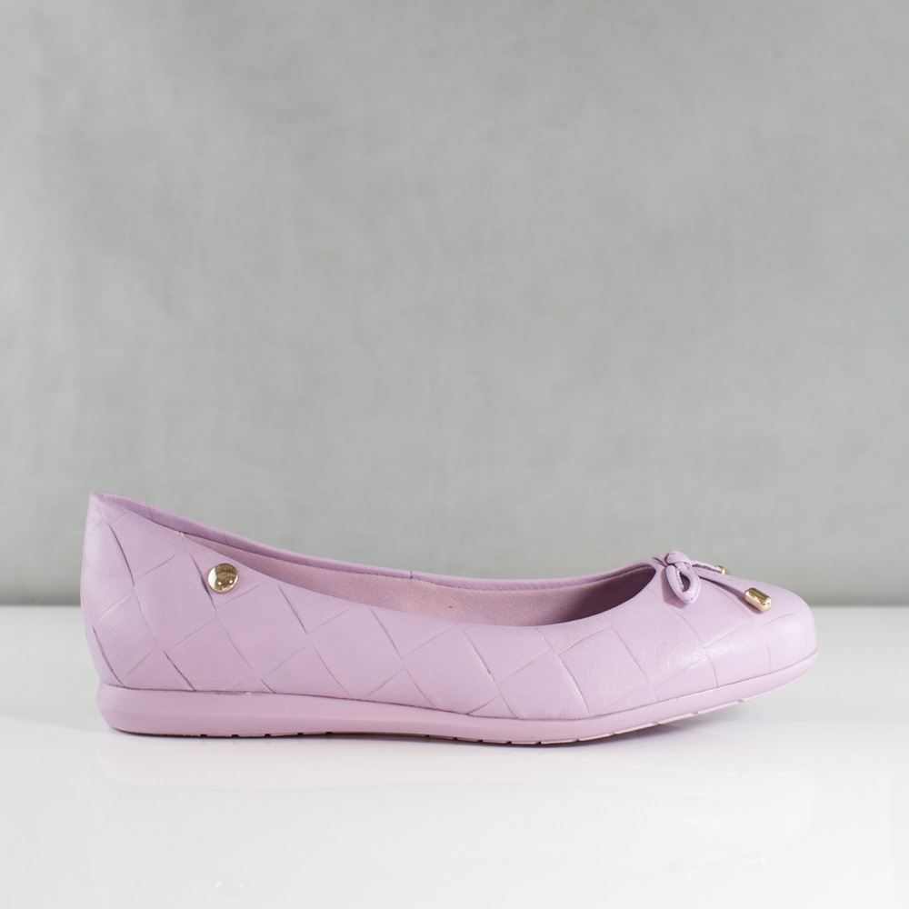 BALETAS PARA MUJER BELGRANO CUERO LILA