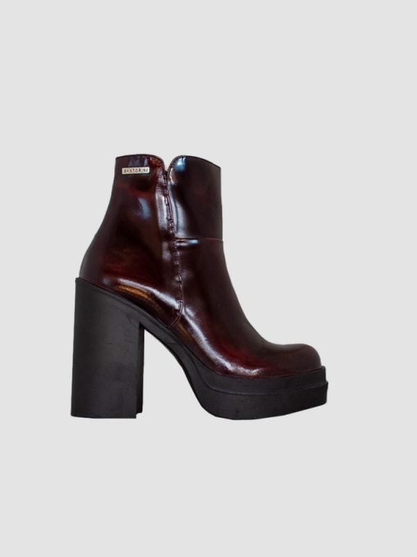 BOTINES PARA MUJER MINTA CUERO VINOTINT