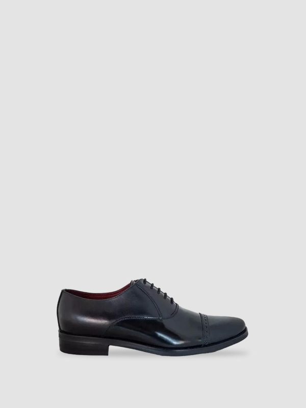 ZAPATOS PARA HOMBRE LUCIO CUERO NEGRO